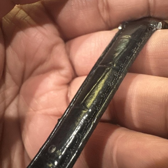 Working MontresCarlo Ladies 25mm Silver Tone Black Dial Strap Analog Watch Fit 7 - Picture 4 of 7